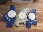 Fcs Kelly Slater K2 1 Surf Fins - Glass Flex  gf  - Thruster tri Set - Used