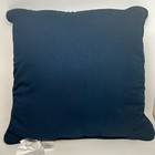 Better Homes   Gardens Blue White Embroidered Decorative Pillow 18   x 18    Nwt