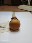 Vintage 1990 s Handcrafted  gifts From The Earth  Shamanic Gourd Rattle  signed 