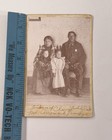 Native American Indian Family Chaney Rush Sd Antique Cabinet Card Photo