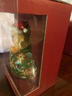 Villeroy   Boch Christmas Lighted Bear Heart Ceramic  Ornament 14-8372-3986
