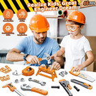 Kids Tool Set With Portable Tool Box   Electronic Toy Drill  Toddler Tool Set to