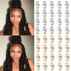 Hair Tube Beads Dreadlocks Beads Hair Spiral Hair Braiding Jewelry Hair Decor   