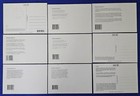 2004-2007 Malta Collection lot Of 9 Postcards   Occasion Cards   Shc Cancel