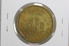 1947 Belgian Congo 5 Francs Xf 50ch
