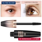 4d Silk Fiber Lash Mascara  Waterproof Mascara Black Volume And Length  Natural