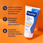 10  Benzoyl Peroxide Acne Foaming Wash  Maximum Strength  Daily Acne-fighting Fa