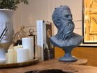 Bust Statue Of Poseidon  Greek Gods Pop Art Sculpture  Art Deco Decor
