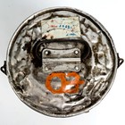 Vintage Coal Miner Pail Lunch Box - Covered In Stickers - Well Used