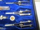 Keuffel And Esser K e Anvil Drafting Drawing Set Blue Velvet Lined Case