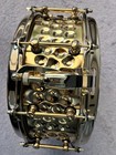 Rsd  Snare Drum 14x5 5 H  Hammered Brass Shell 10 Lug Stick Saver Brass Rims    