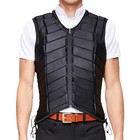 Equestrian Safety Vest Professional Rodeo Eventing Horse Riding Large Black