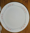 Vintage Mid Century Corelle Silk Blossoms Service Setting For 2 People 8 Pieces