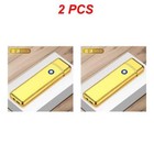 Electric Windproof Metal Lighter Double Arc Flameless Plasma Rechargeable Usb  