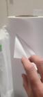7 0 Mil Matte White Fabric Wall Decal Sticker Removable Adhesive Solvent   Latex