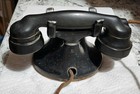 Vintage 1930 s  Western Electric D1 Rotary Desk Phone E-1 Handset Cloth Cord