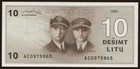 Lithuania - 1991 - 10 Litu - Rare -  unc  -  co7825