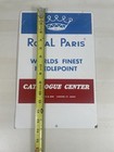 Royal Paris Metal Dealer Sign Vintage Connecticut Advertising Sign
