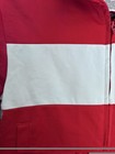 Adidas Kids Unisex Red White Colorblock Stripe Tracksuit Jacket Size 8