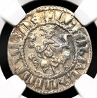 Crusaders  Cilician Armenia  Levon I  1198-1219  Silver Tram  Ngc Au Details