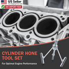 7pcs Engine Cylinder Hone Tool Set Adjustable 3 4  To 7  Kit With Box From Usa