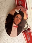 Vintage Michael Jackson Stretch Belt Red   Metallic Silver Thread Lee 1984 - New
