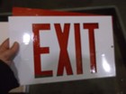 New No Box Cooper Sure-lites Emergency Exit Sign  qq3 