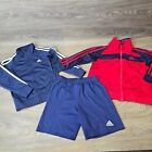Adidas Mixed Lot Boys 4t 4-5 5t Xs S Blue Black Shorts Sweatpants Jakcet