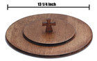 Handcrafted Maple Wood Communion Trays With 1 Lid And 1 Tray Set
