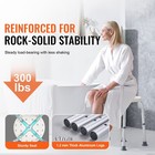 Shower Chair Bath Seat Stool Bathroom Elderly Aids Adjustable Height 300lb