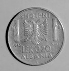 Coin Albania 0 20 Lek 1940 Stainless Steel