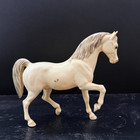 Vintage Breyer Family Arabian Stallion Prince Alabaster Glossy White gray Horse