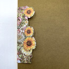 Sunflower Paper Sheets Die Cut Edge Junk Journal Collage Scrapbooking