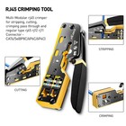 Ethernet Crimping Tool Kit - Rj45 Crimp Tools  Cat5 6 Connectors  Cable Tester  