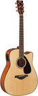Yamaha Fgx800c Acoustic Electric Guitar Solid Sitka Spruce Cutaway Natural