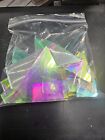 Blue Gold 33 Coe Assorted Shape Dichroic Scrap Pyrex Glassblowing Flameworking