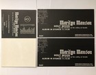 Rare Marilyn Manson Promo Postcard Emperor   Sticker X2 Holywood Nothing Records