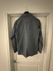 Dickies Men s Blue Denim Painters Chore Coat Vintage Hickory Stripe Button-up M