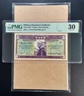 Lot 3 Series 681  5  10  20 Military Payment Certificate Tank  vietnam Pmg 30 58