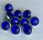 Blue Bicycle Reflectors Jewels Ten Schwinn Harley J c Higgins  Rack Reflectors