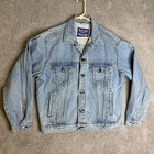 Hard Rock Cafe Denim Jacket Medium Save The Planet Guam 1998 Vintage Button