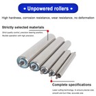    25 32 38 50 60mm Assembly Line Conveyor Roller Length 100-500mm 201 Stainless