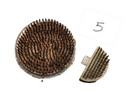 2 Vtg Metal Wire Flower Frogs Nail Spike Style  5 Frog 2  Half Circle 3  Round