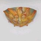 Vintage Wall Sconce Ceramic Wall Light Justice Design Sunshine Face Rare Boho 91