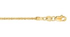 14k Yellow Gold 10  Sparkle Rope Link Chain Anklet Bracelet 1 5mm 1 7 Grams