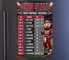 Ohio State College Football Buckeyes 2026-27 Magnetic Schedule  4 8 X7 5 