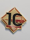 San Diego Trolley 10 Year Anniversary Lapel Pin 1981-1991