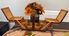     Handcrafted Wooden Sewing Box     Vintage Floral Expandable