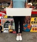 Vintage Style Metal Sign Get Casite And Go Not Porcelain 25x8 Made Usa