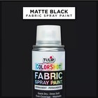 Tulip Colorshot Instant Fabric Color 3oz Dyeing Desing Spray Paint Black